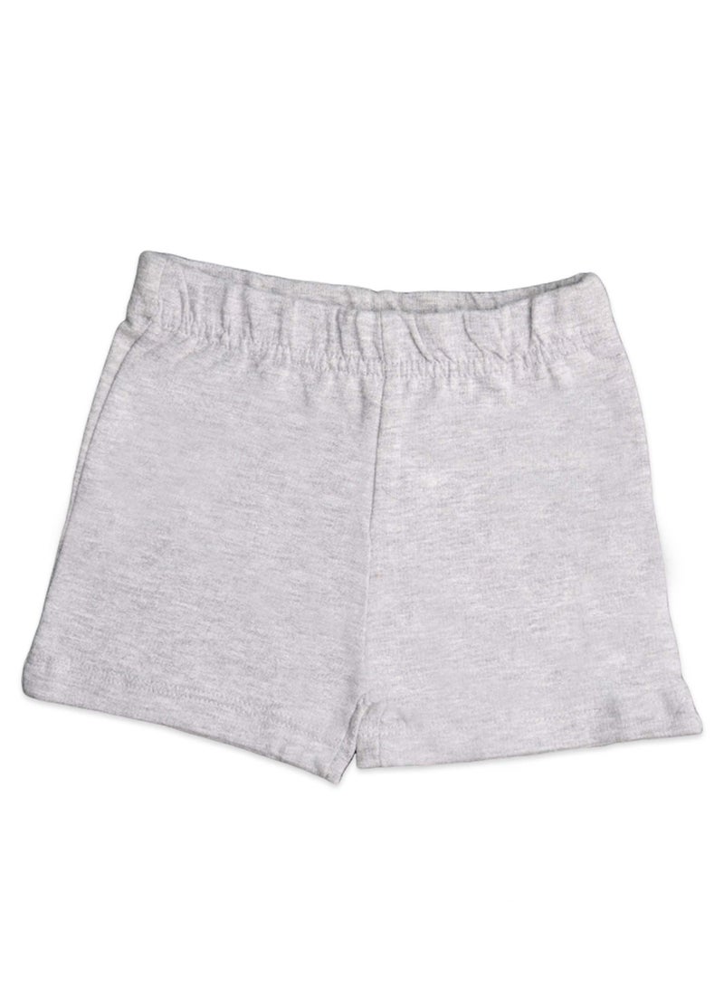 LUAY 100%  Cotton Ultra soft fabric Baby Toddler Boys & Girls Shorts Cotton Linen Summer Loose Shorts Combo Pack Elastic Waist Solid Jogger Short Pants  - Image 4
