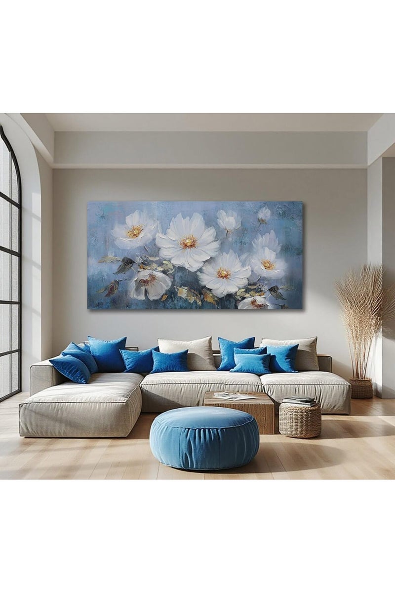 EMODA Vintage-Style Minimalist Canvas Artwork 60x120 cm – Personalized Wrap Framed Decor - Image 2
