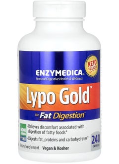 Lypo Gold, For Fat Digestion, 240 Capsules