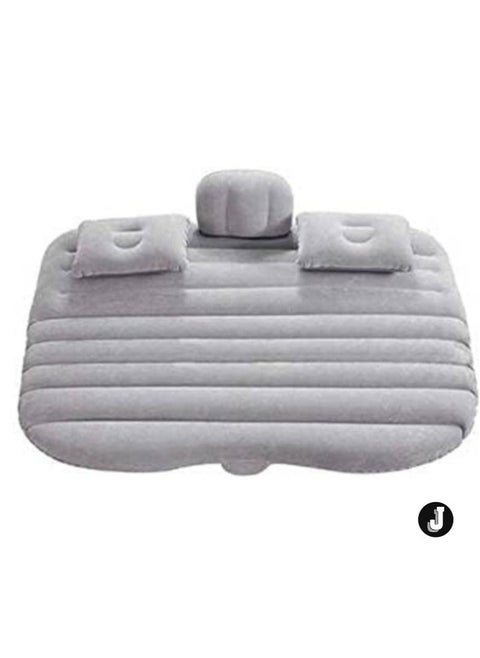 "NEW Inflatable Travel Car Bed Air Sofa – Gray with Two Inflatable Pillows for Ultimate Back Seat Comfort"