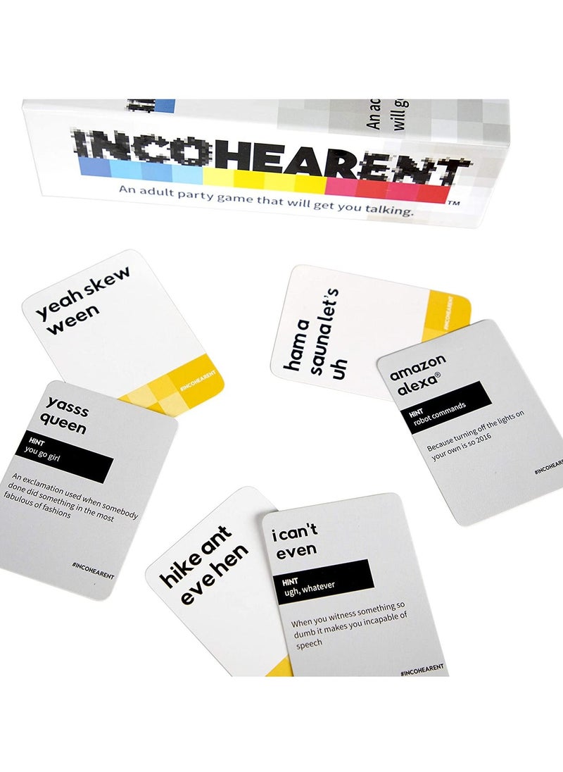 Generic - Incohearent - The Adult Party Game Where You Compete to Guess The Gibberish - by What Do You Meme? - Image 1