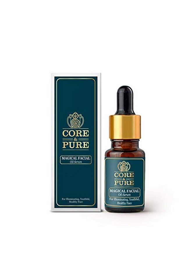 CORE & PURE Magical Facial Oil Serum- Promotes Anti-Ageing, Radiant and Healthy Skin |Natural Essential Oils Infused, Ayurvedic|- 12ml - Image 2