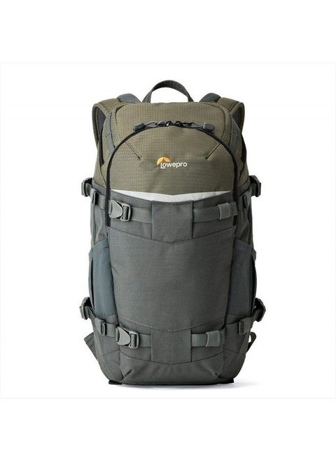 LP37014-PWW, Flipside Trek BP 250 AW Backpack for Camera with ActiveZone Suspension System, Tablet Compartment, Grey/Dark Green