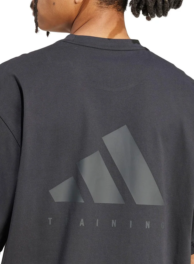 Adidas BLACK Oversize Tee Black T-Shirt (Short Sleeve) T-Shirts For Men for Men | Best Price UAE