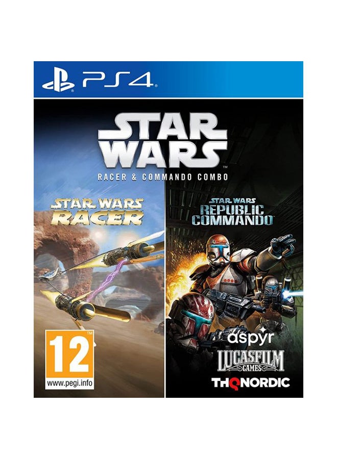 لعبة الفيديو "Star Wars Racer and Commando Combo" - (إصدار عالمي) - الأكشن والتصويب - playstation_4_ps4