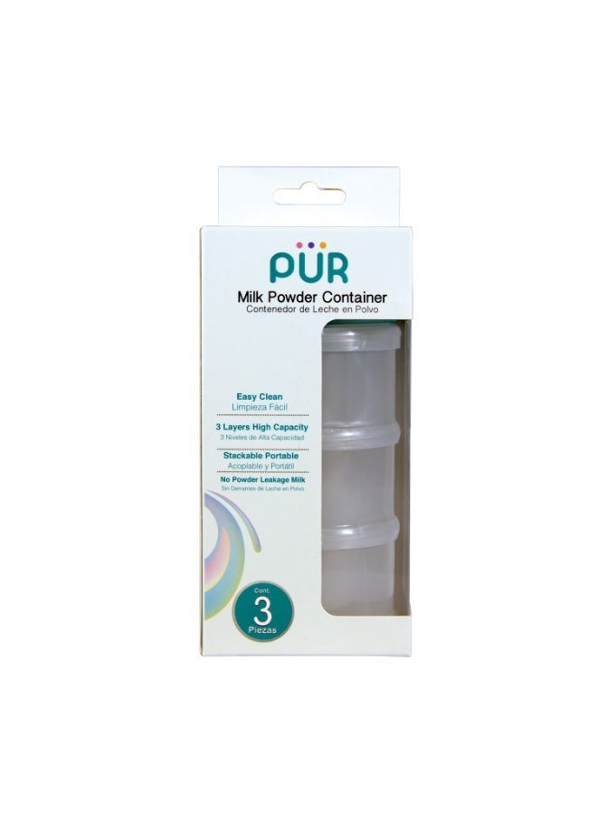 PUR brand Milk Powder Container - 3 Pcs - Image 2