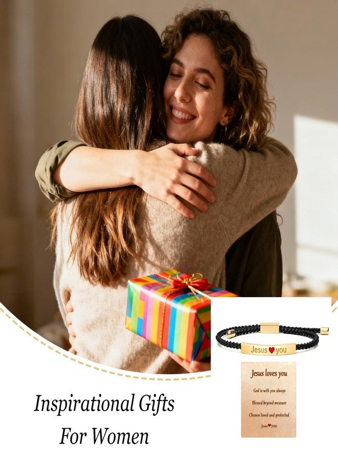 72ore Jesus Loves You Bracelets Jesus Bracelets for Women Christian Jewelry God Bracelet Faith Gifts - Image 3