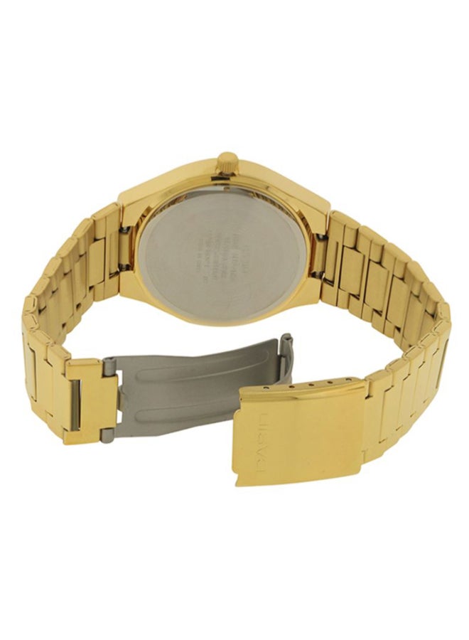 CASIO Men Enticer Stainless Steel Quartz Analog Watch MTP-1170N-9ARDF - 40 mm - Gold - Image 2