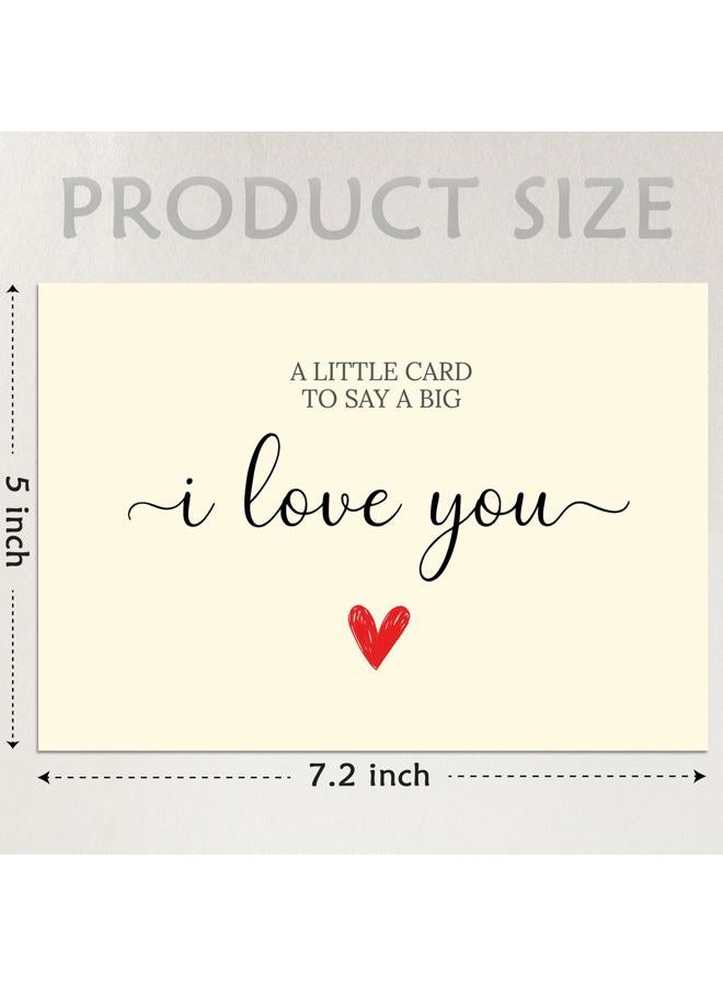 Cheerin Romantic Valentines Day Card with Envelopes - Sweetest Day Cards for Him and Her - Anniversary Card for Husband, Wife, Fiance, Boyfriend, Girlfriend - Birthday Card Gift 5x7 Inch - Image 2