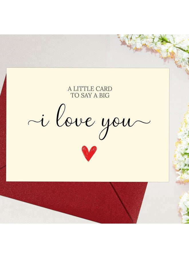 Cheerin Romantic Valentines Day Card with Envelopes - Sweetest Day Cards for Him and Her - Anniversary Card for Husband, Wife, Fiance, Boyfriend, Girlfriend - Birthday Card Gift 5x7 Inch - Image 4