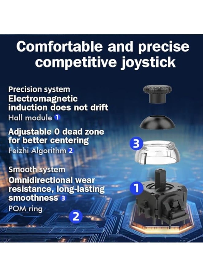 تحكم سويتش لجهاز الكمبيوتر بنظام ويندوز/سويتش/آي أو إس/أندرويد/ستيم، وحدة تحكم سويتش برو لاسلكية مع محركين اهتزاز مزدوجين، وضع توربو، ماكرو، إضاءة RGB، وضع اتصال مزدوج سلكي/بلوتوث - Image 4