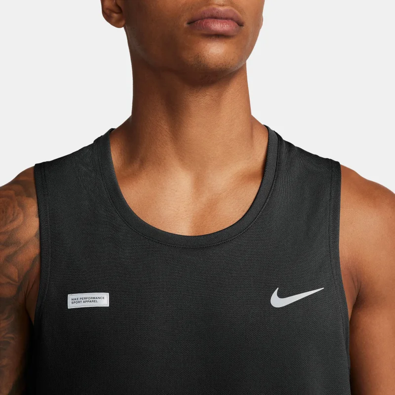 Nike Black Men's Miler Flash Running Tank Top for Men | Best Price UAE