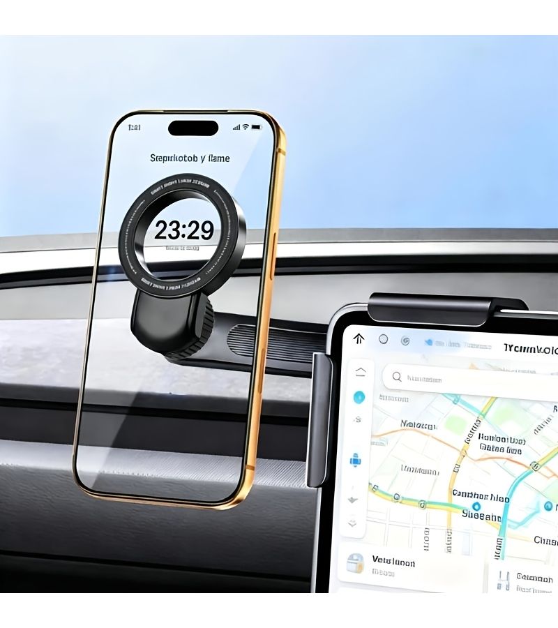 Magnetic Car Phone Holder L Shaped Dashboard Cradle For BYD Multiple Models Easy Install - Image 2