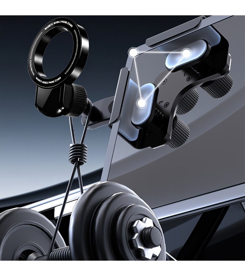 Magnetic Car Phone Holder L Shaped Dashboard Cradle For BYD Multiple Models Easy Install - Image 4