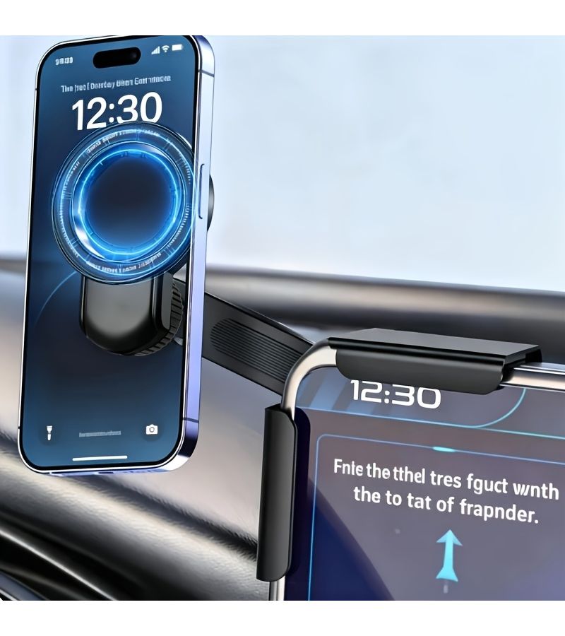 Magnetic Car Phone Holder L Shaped Dashboard Cradle For BYD Multiple Models Easy Install - Image 1