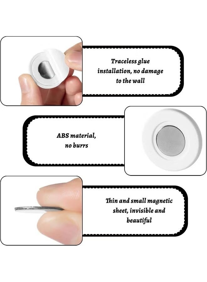 12pcs Magnetic Remote Control Holder Remote Control Holder,Remote Holder,Magnetic Remote Holder,TV Remote Holder,Remote Holder Wall Mount,For Silicone Remote Holder Wall Mount, Tv & Tool Holder - Image 4