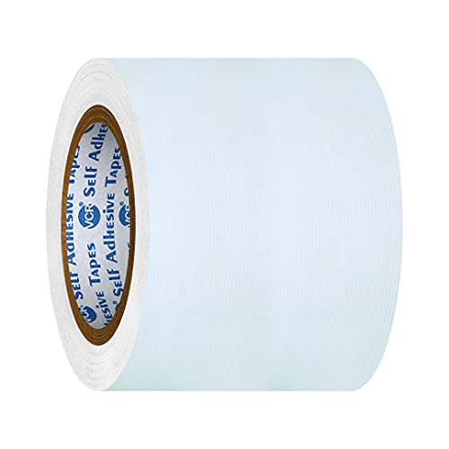 VCR White Duct Tape - 18 Meters in Length 96mm / 4" Width - 1 Roll Per Pack - Strong Book Binding Tape - Waterproof Heavy Duty Duct Tape - Image 3