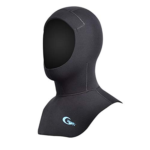 yonsub Diving Hood - Neoprene Wetsuit Dive Hood 3MM 5MM for Men Women Dive Cap Surfing Thermal Hood for Water Sports (5mm, S) - Image 4