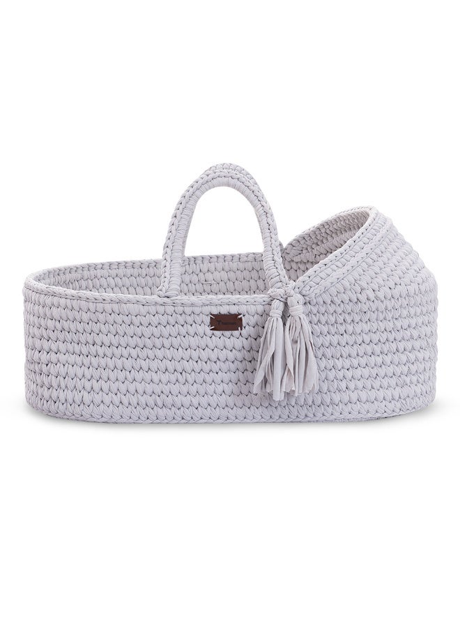 TEKNUM Moses Rope Basket - Grey - Image 2