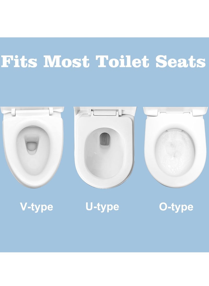 20 قطعة أغطية مقاعد مراحيض قابلة للتصرف من قماش غير منسوج مقاوم للماء، أغطية مقاعد مراحيض قابلة للتصرف للسفر، أغطية مقاعد قابلة للتصرف للتنزه، الفندق، المستشفى، المراحيض العامة (عبوة فردية) - Image 4