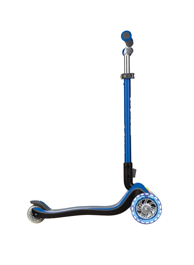 Globber Elite Prime Lights Scooter - Navy Blue - Image 2