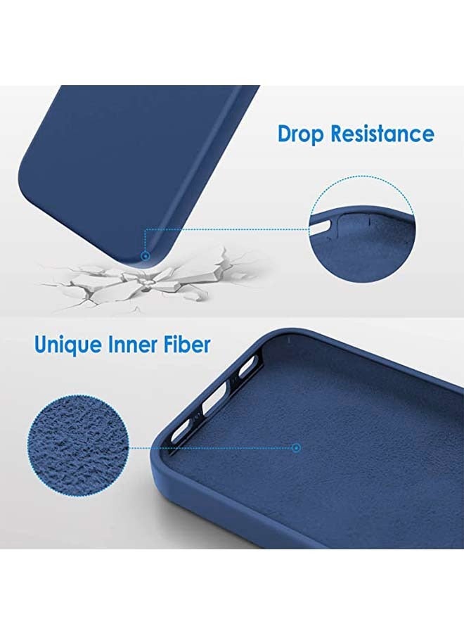 أوشن آي فون 16 برو ماكس ( 6.9 بوصة ) سيليكون حالة واقية ، هلام السائل لينة رقيقة واقية من الصدمات الغطاء الخلفي ، تنطبق على اي فون 16 برو ماكس كامل الجسم حالة واقية للهاتف المحمول ، من السهل إزالة ، منتصف الليل الأزرق - Image 3