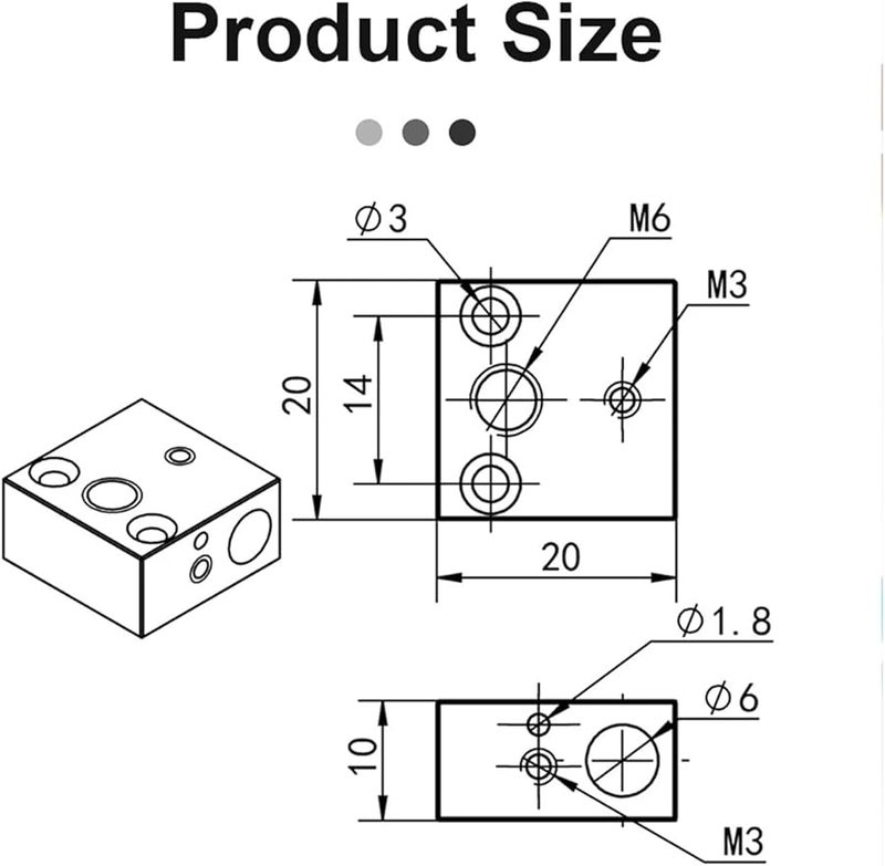 MK8 Red Blue Set Silicone Sock Aluminum Heater Block Compatible with MK7 MK8 Printer Hotend Extruder 3D Printer Parts 1 Pcs - Image 5