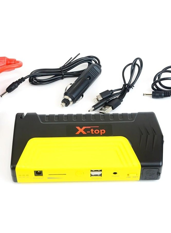 XTOP Portable Car Jump Starter – 68800mAh Super Capacitor Booster – 19V 50Wh – Safe & Heavy-Duty with Carrying Case - Image 2