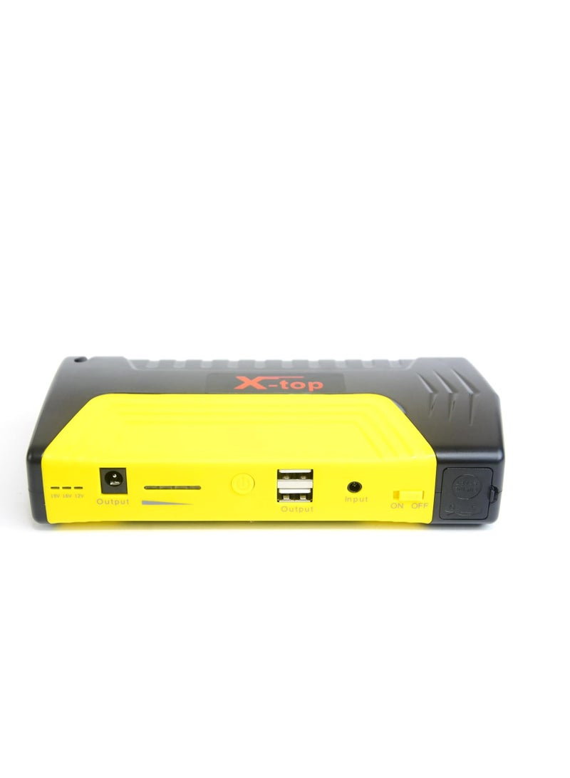 XTOP Portable Car Jump Starter – 68800mAh Super Capacitor Booster – 19V 50Wh – Safe & Heavy-Duty with Carrying Case - Image 4