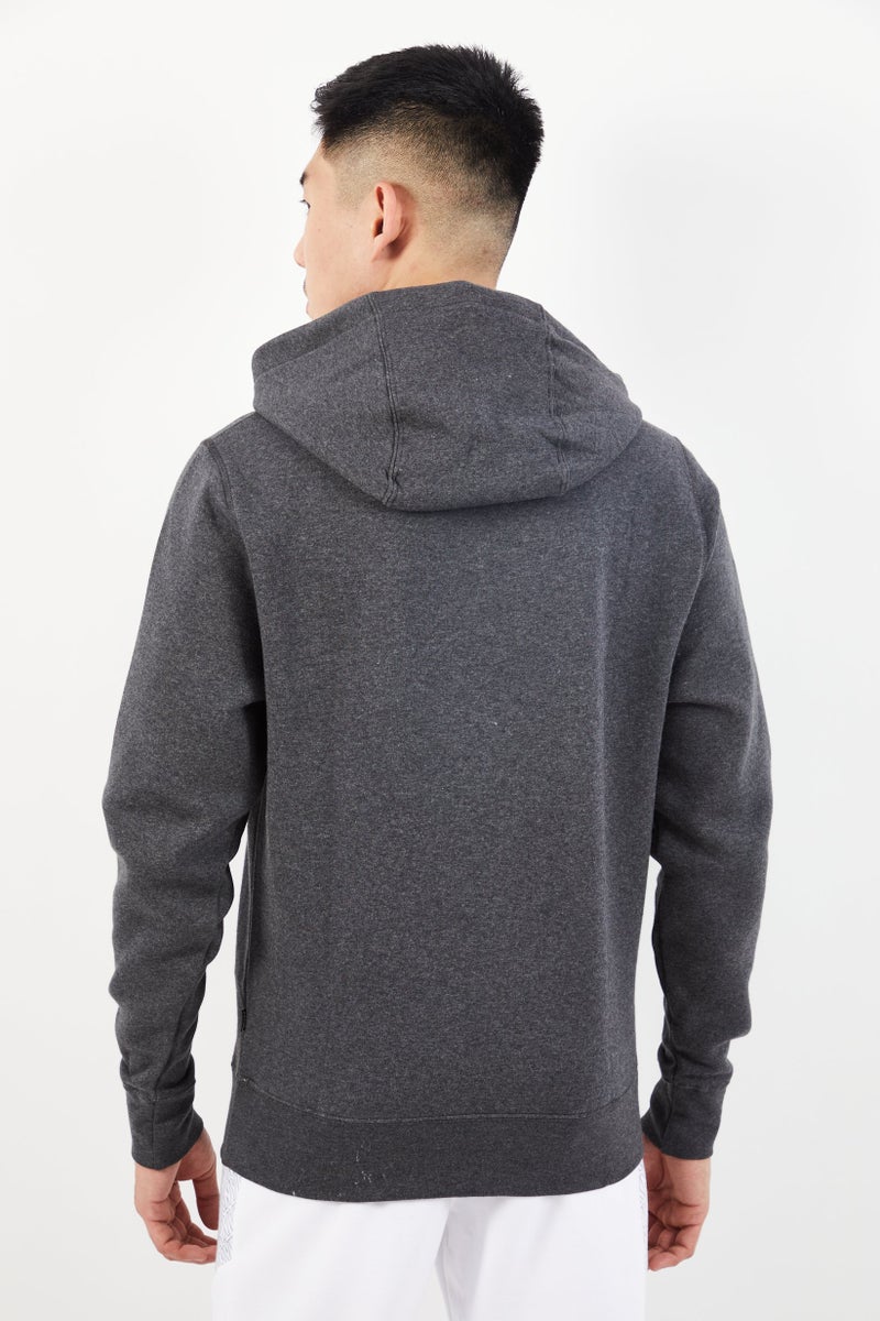 DKNY Sport هودي رياضي للرجال بأكمام طويلة مناسب للخارج، رمادي - Image 4