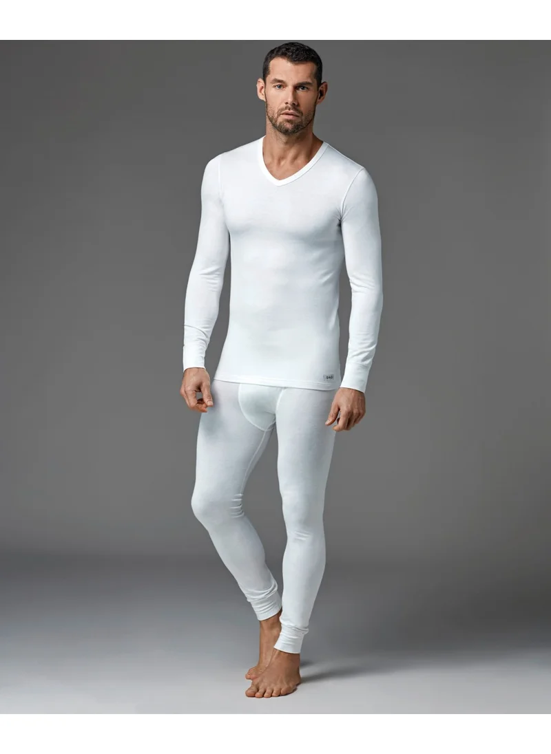 داجي Men's Thermal T-Shirt Ecru E010911310