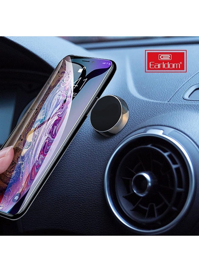 Magnetic Mobile Holder for Cars 360 Degree Rotating Magnetic Phone Holder for Car Dashboard Compatible with iPhone, Samsung, LG, Google and All Mobile Phones - Steering Wheel Holder - Magnetic Mobile Holder for Cars - Magnetic Mobile Holder for Cars - Image 2