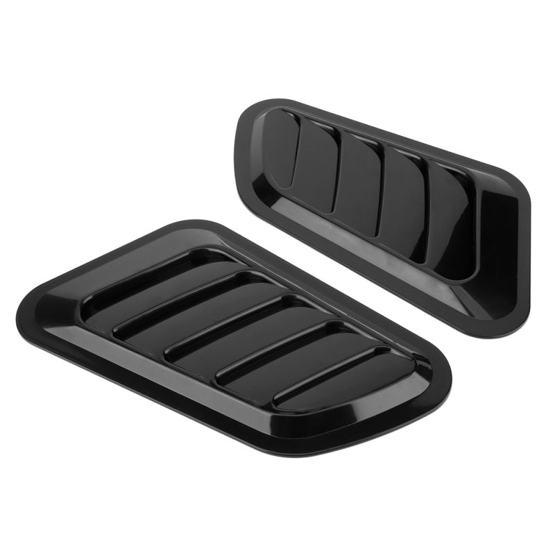 Hood Vent Decorative Turbo Intake - High Quality ABS Material Air Intake Cover for Universal Car Styling - Image 2