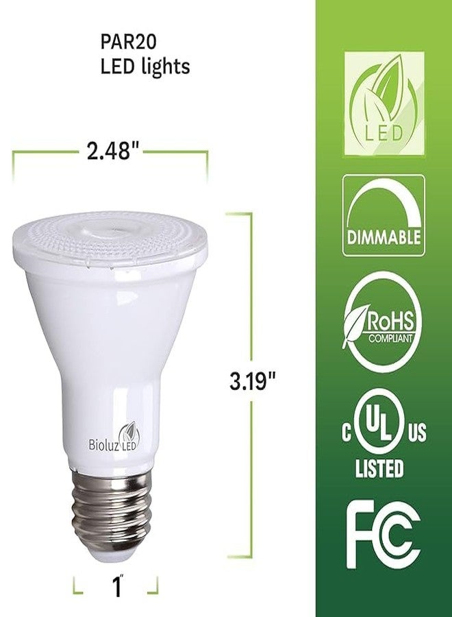 Bioluz LED PAR20 7W (75W Equivalent) 3000K 550 Lumen Dimmable UL Listed Light Bulb - Image 4