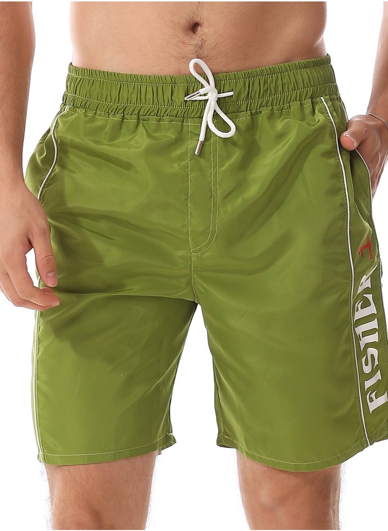 Caesar - MENS Printed Printed Swim Short - Image 1