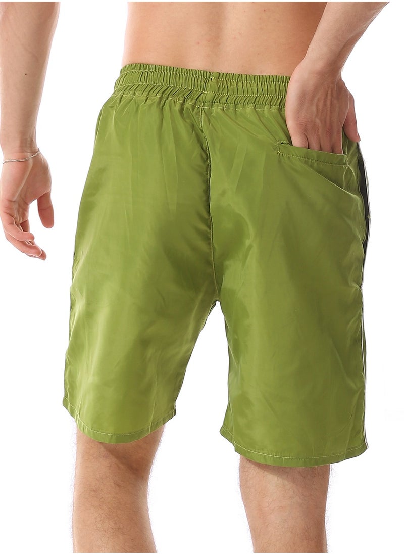 Caesar - MENS Printed Printed Swim Short - Image 1