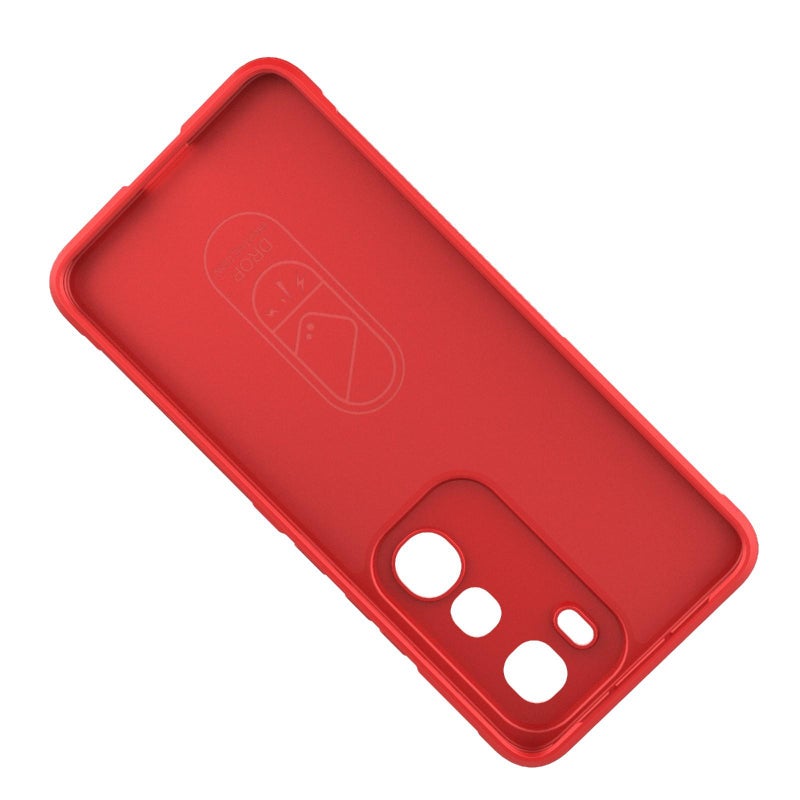 إيروريكس جراب هاتف Magic Shield TPU + Flannel لهاتف vivo Y400 5G Global (رمادي) - Image 3