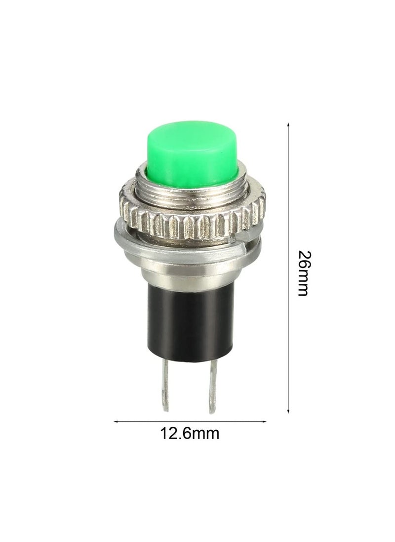 Gajrup Gajrup Push ON Push OFF Switch Button Switches SelfLock OnOff 2 pin Push Button Switch Green Pack of 5 pc  - Image 2