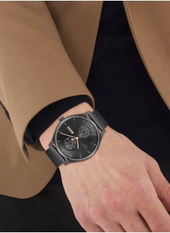 HUGO BOSS Men's Analog Round Shape Stainless Steel Wrist Watch 1514105 - 43 Mm  - Image 4