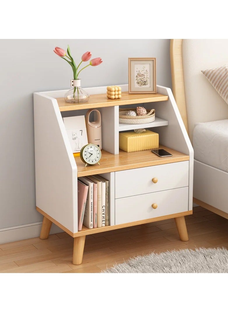 DubaiGallery Wooden Mini Full Set Night Stand House Librero Mute Unique Module Bedside Nordic Wall Mounted Table De Chevet Furniture - Image 3