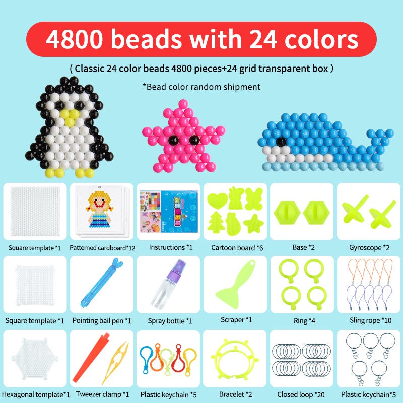 Magical Water Mist Magic Bead Puzzle Toy For Boys/Girls Children'S Educational Toy - Image 1