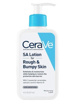 CERA CeraVe SA Lotion for Rough & Bumpy Skin | Vitamin D, Hyaluronic Acid, Lactic Acid & Salicylic Acid Lotion | Fragrance Free & Allergy Tested | 8 Ounce  - Image 1