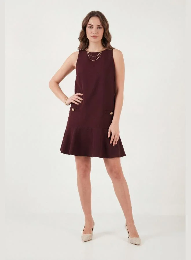 ليلا Lela Sleeveless Mini Dress with Pockets Women's Dress 6525734