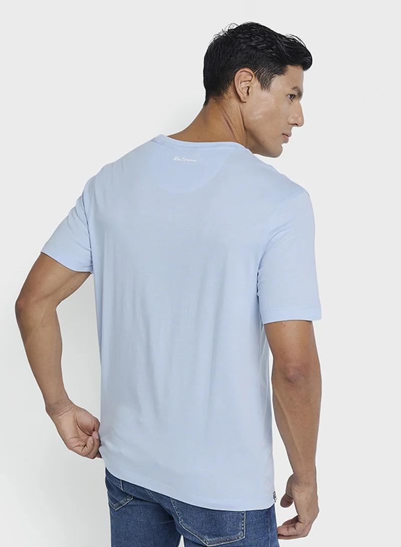 بين شيرمان Basic Crew Neck T-Shirt