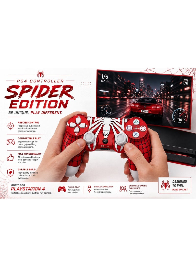 ADMIN TECHNOLOGY PS4 Spider Gamer Edition Controller – Ultimate Gaming Gamepad - Image 2