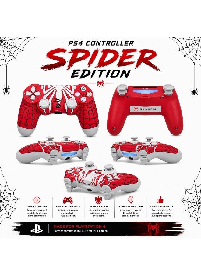 ADMIN TECHNOLOGY PS4 Spider Gamer Edition Controller – Ultimate Gaming Gamepad - Image 5