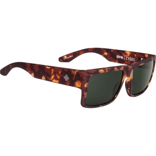 Spy Optic Cyrus Sunglasses, Soft Matte Camo Tort/Happy Gray/Green, 1.5 mm - Image 3