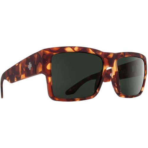 Spy Optic Cyrus Sunglasses, Soft Matte Camo Tort/Happy Gray/Green, 1.5 mm - Image 1