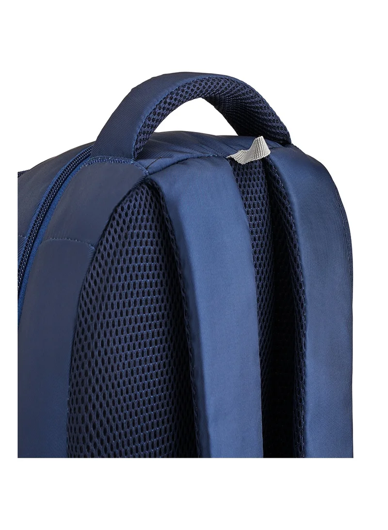 American Tourister Navy Blue Slate 2.0 Backpack 02, 34L Capacity, Polyester, Navy Blue|Fits 15.6" Laptop|Designed For Comfort|Voluminous Front Pocket|Lightweight|Bottle Holder - 1 Year International Warranty  | Best Price UAE