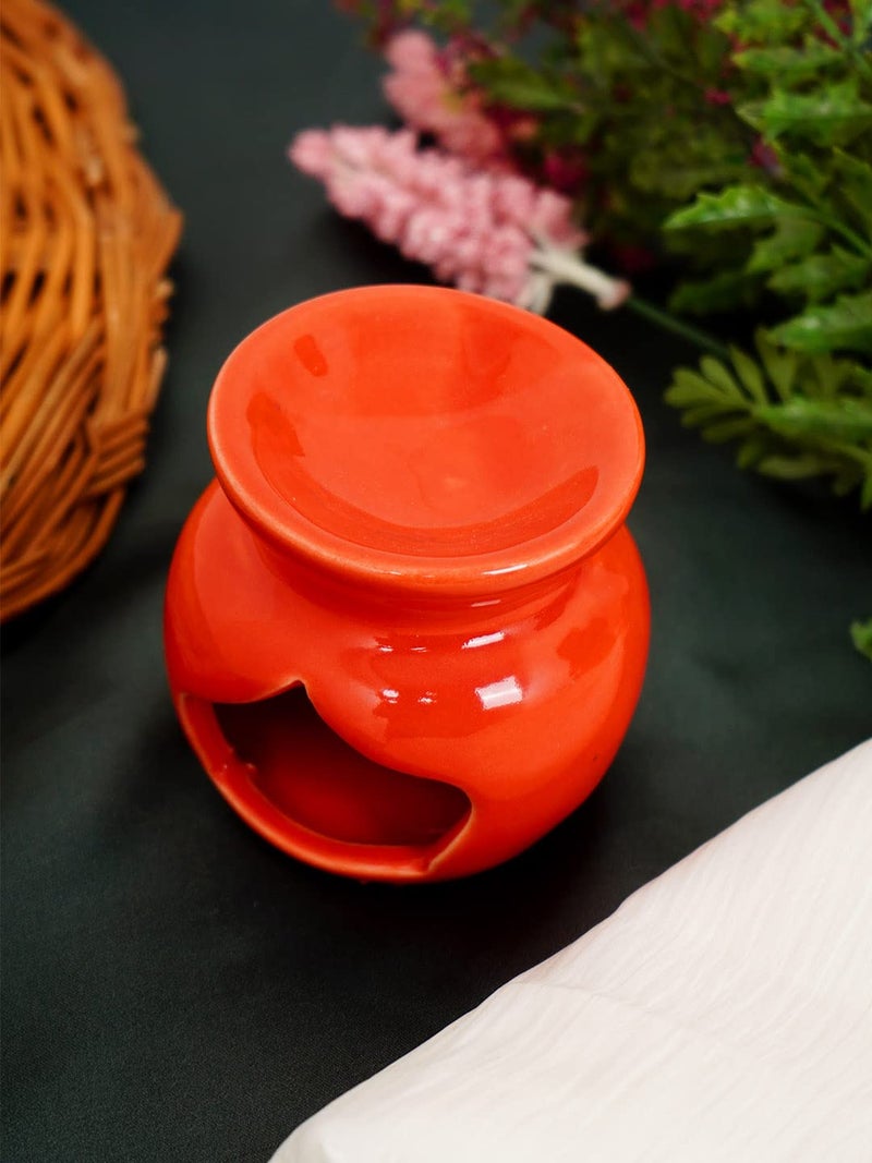 divine senses Divine Senses Ceramic Orange Aroma Diffuser Burner